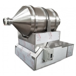 Two dimensional motion chemical powder mixer