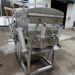 Hydraulic automtic discharge mixing machine