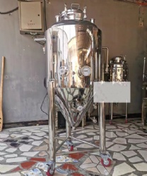 Stainless steel 100L 200L 500L beer ferment tank with compressor